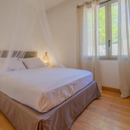 6 Pers Jardin Prive La Bambou - Mandara , Antibes French Riviera 胡安莱潘