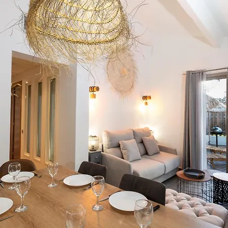 公寓 6 Pers Jardin Prive La Bambou - Mandara , Antibes French Riviera *