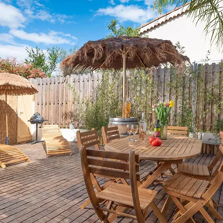 6 Pers Jardin Prive La Bambou - Mandara , Antibes French Riviera 胡安莱潘